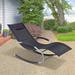 Wade Logan® Abdurraheem Reclining Zero Gravity Chair, Steel in Black/Blue/Gray | Outdoor Furniture | Wayfair 41CDBB5E16E843A9919981DCEDF1C8C3
