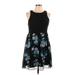 Speechless Casual Dress - Fit & Flare: Black Jacquard Dresses - Women's Size 13