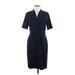 Ann Taylor Casual Dress - Sheath: Blue Dresses - Women's Size 10