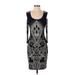 Venus Casual Dress - Sheath: Black Jacquard Dresses - Women's Size Small
