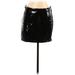 Shein Faux Leather Skirt: Black Bottoms - Women's Size Large