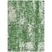 Green/White 168 x 120 x 0.19 in Area Rug - Orren Ellis Alegandro Area Rug w/ Non-Slip Backing Polyester | 168 H x 120 W x 0.19 D in | Wayfair