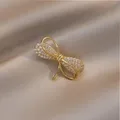 Mini cz Bowknot Brosche Pins für Frauen Mädchen Kleidung Accessoires Charme Luxus Kristall Broschen