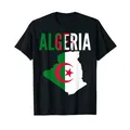 100% cotone Algeria Algeria Country Map Flag T-shirt uomo donna T-shirt UNISEX taglia S-6XL