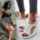 Plus Size sandali donna 2024 moda Casual scarpe con plateau scarpe da donna Comfort estate sandali