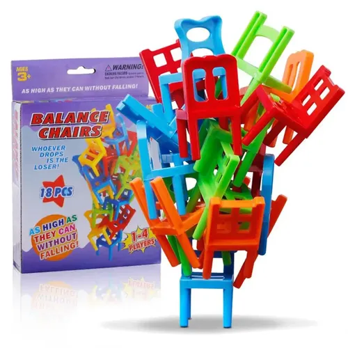 Stühle stapeln Turm Spielzeug interessante balancierende Spielsachen DIY Balance Spiel Spielzeug
