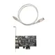 Pci express x1 pci-e firewire 1394a ieee1394 controller karte 3 port für desktop