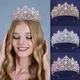 Luxus Hochzeit Krone Haar Ornament Braut Kopf bedeckung Barock Strass Prinzessin Diademe Geburtstag