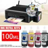 Ricarica inchiostro Dye per stampante 100 mlinchiostro Dye universale per stampante a getto