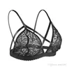 Sexy Women Lashes Lace Lingerie Hollow Lace Sexy Top Lingerie Strap Halter Neck Bra