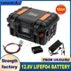 Batterie Lithium Lifepo4 12V 120Ah 100Ah pour l'Extérieur Moteur 12V Bluetooth PD Stockage