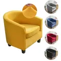 Housses de fauteuils club élastiques lavables housse de chaise en tissu velours housses de canapé