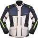 Modeka Varus waterproof Motorcycle Textile Jacket, grey-blue, Size 3XL