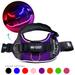 LED Light Up Dog Harness 2.0, X-Small, Purple, Purple / Black