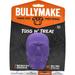 Purple Unscented Skull Rubber Toss N Treat Stuffing Chew Toy for Dogs, Small