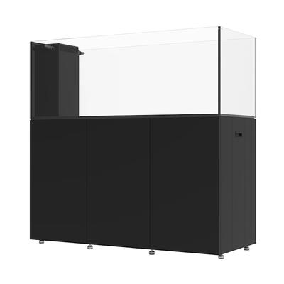 Waterbox Black Peninsula 6025 Aquarium, 60.5" L X 25.3" W X 59.1" H