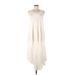 S.R. Fashion Casual Dress - High/Low: Ivory Dresses