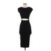 Wilfred Free Casual Dress - Bodycon: Black Solid Dresses - Women's Size Small