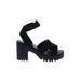 Madden Girl Sandals: Black Shoes - Women's Size 7 1/2