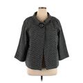 Artifacts Jacket: Gray Houndstooth Jackets & Outerwear - Women's Size X-Large