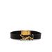 Ysl Charm Leather Bracelet - Black - Saint Laurent Bracelets