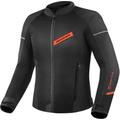 SHIMA X-Mesh 2.0 Giacca tessile moto, nero-rosso, dimensione L