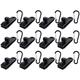 16/24pcs Heavy Duty Tarp Clips With Carabiner For Secure Locking Of Awnings, Canopies, And Camping Tarps