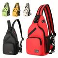 Mini Backpack Small Chest Bag, Portable Waterproof Messenger Bag Crossbody Bag For Outdoor Camping Hiking Travel