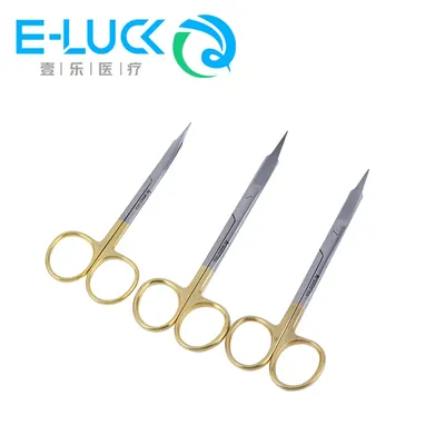 1Pcs Dental Surgical Medical Dissecting Scissors Dressing Curved/ Straight Sharp Shears Stainless Steel Tools