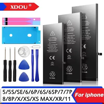 Zero-cycle High-quality Battery For iPhone SE 5 6 6S 5S 7 8 Plus X Xs Max Xr 11 Pro Mobile Phone