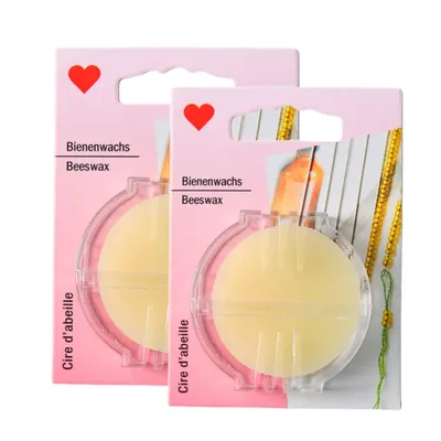 2PCS Sewing Thread Beeswax Conditioner Sewing Thread Wax Conditioner with Box for Quilting Making
