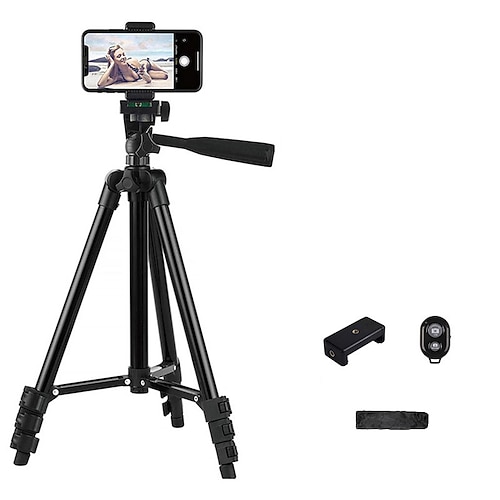 DSLR Stativ Für Kamera Handy Aluminium Reise Stativ Flexibel Leicht Leicht Stand Fotografie für Live Youtube Handy Valentinstagsgeschenk