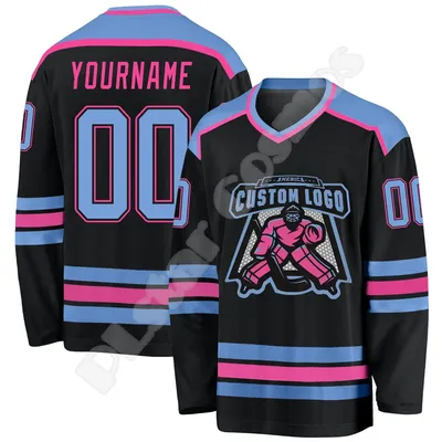 NewFashion Hockey Jersey Custom Name Team Logo Number Colorful Pullover Long Sleeves 3DPrint