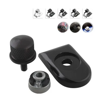 Motorcycle Rear Fender Seat Bolt Tab Screw Nut Knob Cap Cover For Harley Sportster XL Dyna Bob