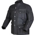 Modeka Matlock Motorrad Wachsjacke Motorrad gewachste Jacke, schwarz, Größe L
