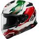 Shoei NXR 2 Capriccio Helm, weiss-rot-grün, Größe 2XL