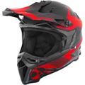 Germot GM 540 Motocross Helm, schwarz-grau-rot, Größe XS