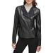 Faux Leather Moto Jacket