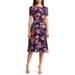 Floral Print Midi Dress