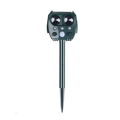 Solar Powered Animal Repeller – Ultrasonic Bird, Dog, Snake Deterrent with Sound, Flash Light for Outdoor Garden and Farm Use