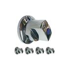 Suinga - Set di 5 Rubinetti per tubo multistrato da 16 mm, uso con macchina crimpatrice, grigio
