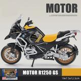 1:12 R1250 GS Silvardo Alloy Racing Motorcycle Model Simulation Diecast Metal Street Sports Motorcycle Model Childrens Toy Gifts R1250 yellow retail
