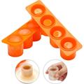 2 pcs Moule, moule en siliCône souple pour popsicle diy, cocktail, whisky, bonbons, chocolat, moule