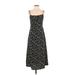 Shein Casual Dress - Slip dress: Black Jacquard Dresses - Women's Size 4