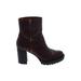 Lucky Brand Ankle Boots: Burgundy Shoes - Women's Size 9