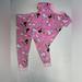 Disney Pajamas | Disney Junior Minnie Mouse 2 Pc Pajama Set Pants & Short Sleeve Shirt Sz 2t | Color: Pink | Size: 2tg