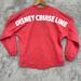 Disney Tops | Disney Cruise Line Spirit Jersey Coral Vintage Adult M Spellout Usa Made | Color: Pink/White | Size: M