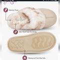 Jessica Simpson Shoes | Jessica Simpson- Faux Fur House Slippers Women Size Small | Color: Cream/White | Size: Various