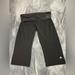 Adidas Pants & Jumpsuits | Adidas Climalite Foldover Waist Wide Leg Crop Athletic Pants Black Xl | Color: Black | Size: Xl