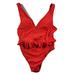 Jessica Simpson Swim | Jessica Simpson One Piece Swimsuit Womens Medium Orange Red | Color: Red | Size: M